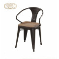 Armest Esszimmerstühle mit Holzsitz / Marais Metall Esszimmerstuhl / Powder Coated Marai Cafe Stuhl